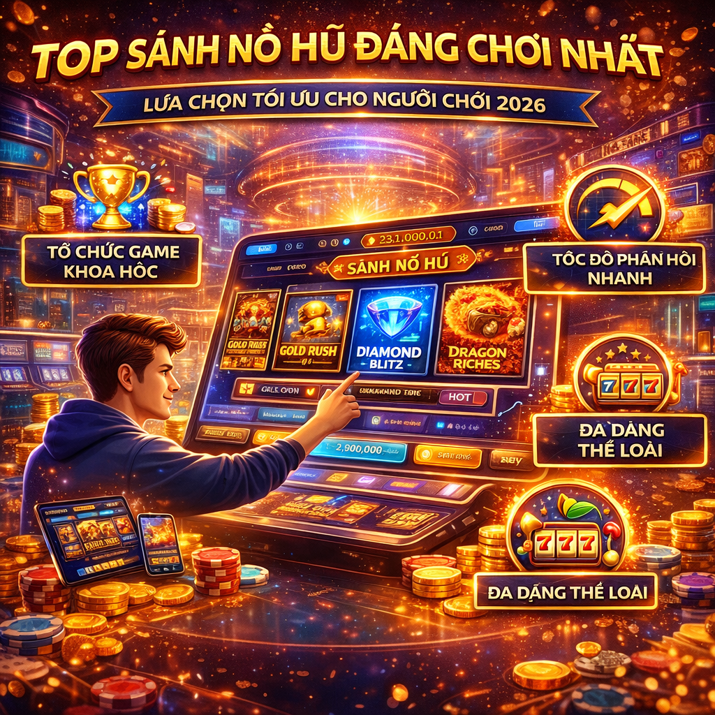 Sảnh game hũ hiện đại 